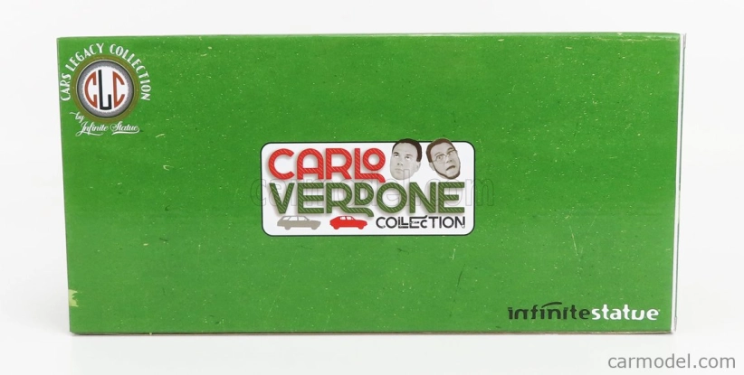 Clc-models Fiat 1100d s figúrkou Mimmo (carlo Verdone) 1981 Bianco Rosso E Verdone Movie 1:18 Grey