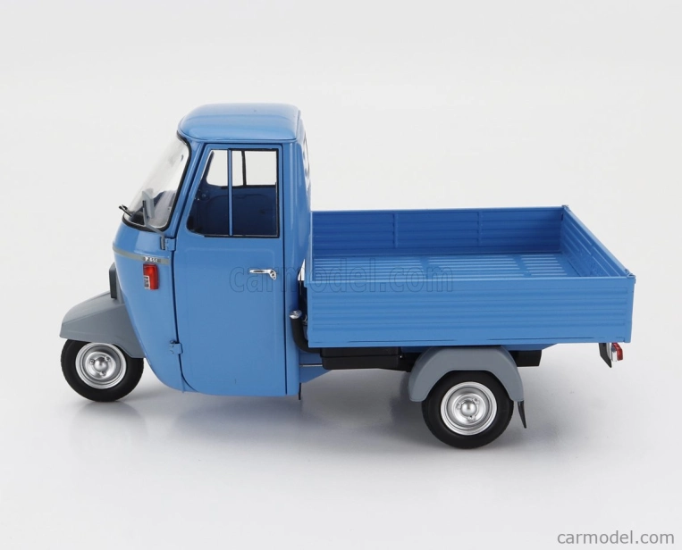 Mitica-diecast Piaggio Ape P501 Open 1979 - Con Vetrina - With Showcase 1:18 Blu 7210 - Modrá