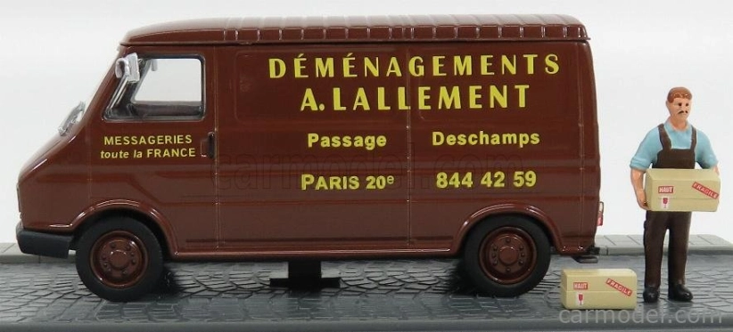 Edicola Citroen C35 Van - Demenageur - Traslochi - Moving 1:43 Brown