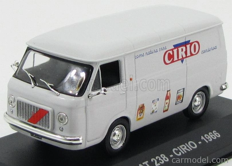 Edicola Fiat 238 Van Cirio 1966 1:43 svetlosivá