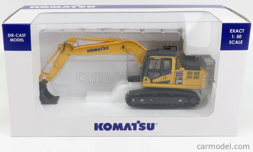 Universal hobbies Komatsu Pc210lc Hybrid Escavatore Cingolato - Tractor Excavator 1:50 Žlutá Černá