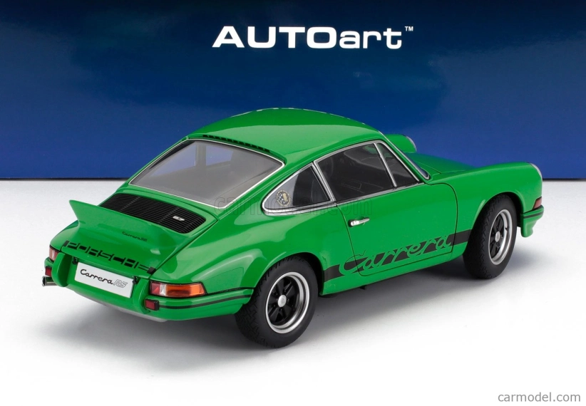 Autoart Porsche 911 Carrera Rs 2.7 Coupe 1973 1:18 zelená čierna
