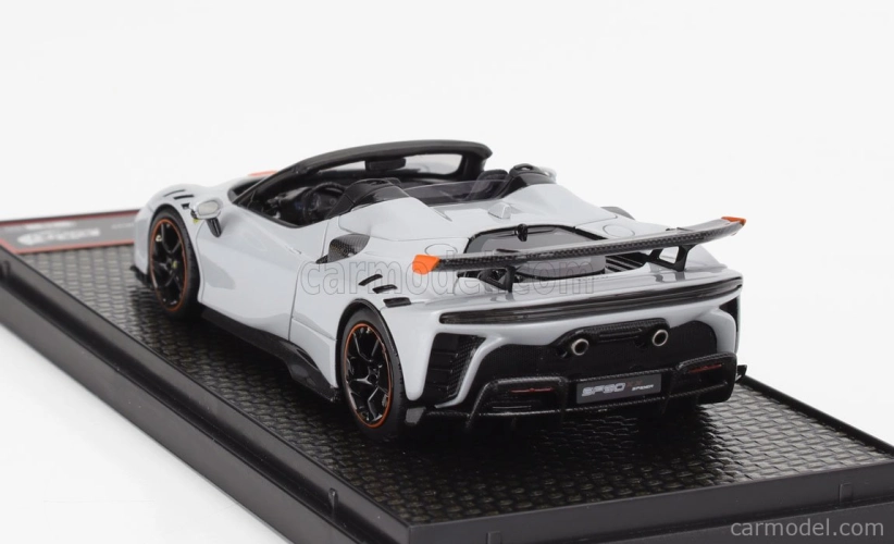 Bbr-models Ferrari Sf90 Xx Stradale Spider 2024 1:43 Bianco Artico - Biela oranžová čierna
