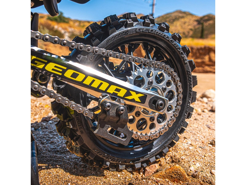 Pro-Line bicykel s 1:4 Dunlop Geomax MX14 V2 Bead CR4 vzadu, čierny disk: Promoto-MX