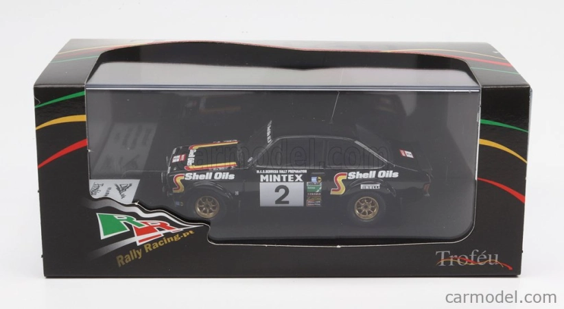 Trofeu Ford england Escort Mkii (nočná verzia) N 2 3rd Rally Mintex 1982 A.vatanen - N.wilson 1:43 Black