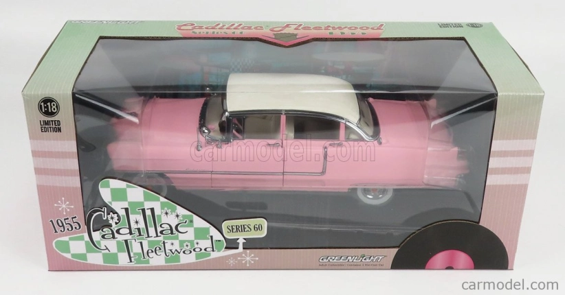 Greenlight Cadillac Fleetwood Series 60 1955 1:18, růžová