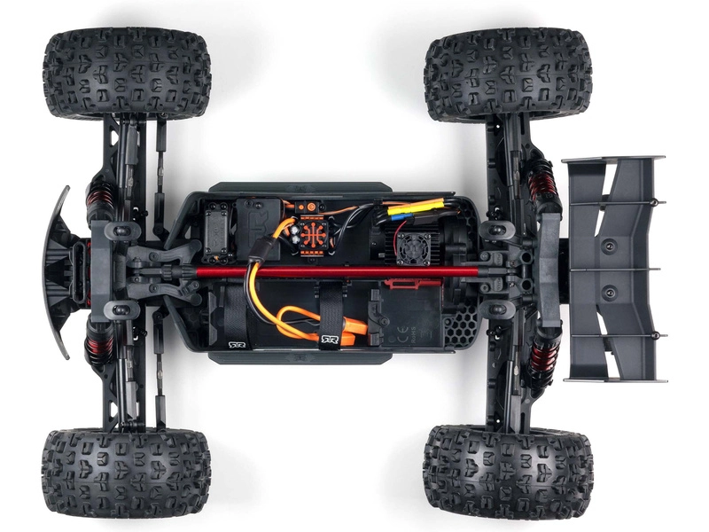 RC auto Arrma Kraton 4S V2 BLX 1:10 4WD RTR, černá