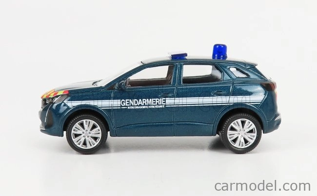 Norev Peugeot 3008 Gendarmerie 2020 1:64 Blue Met