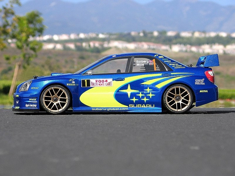 Karoséria číra Subaru Impreza WRC 2004 Monte Carlo (190 mm/rázvor 255 mm)