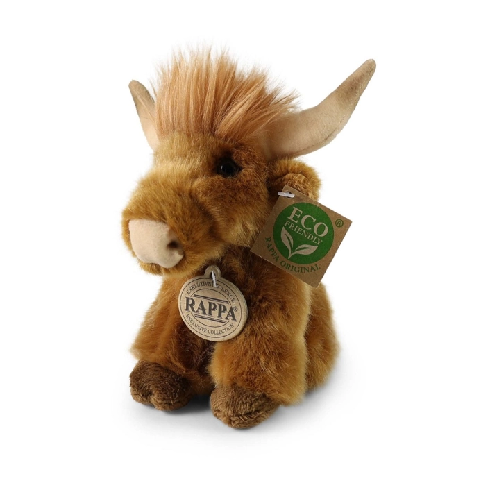Rappa Plyšový škótsky náhorný dobytok 16 cm ECO-FRIENDLY