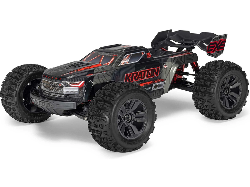 RC auto Arrma Kraton 6S BLX V6 1:8 4WD Extreme Bash RTR, čierne