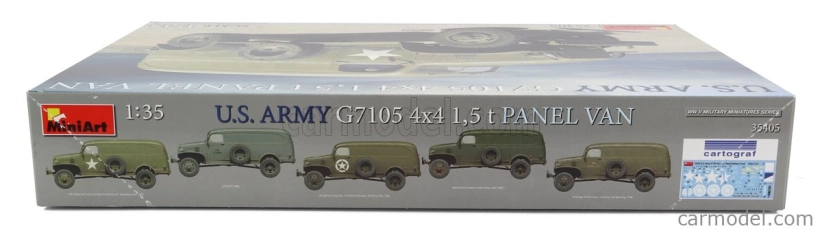Miniart Chevrolet G7105 4x4 Truck Panel Van Military 1955 1:35 /