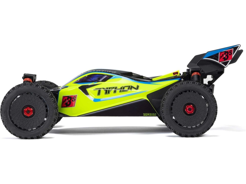 RC auto Arrma 1/8 Typhon 223S BLX 4WD RTR DSC, červená