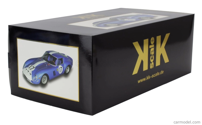 Ferrari 250 Gto 3.0l V12 Team N.a.r.t. North American Racing N 17 24h Le Mans 1962 Bob Grossman - Glenn Roberts "fireball" 1:12 Blue White