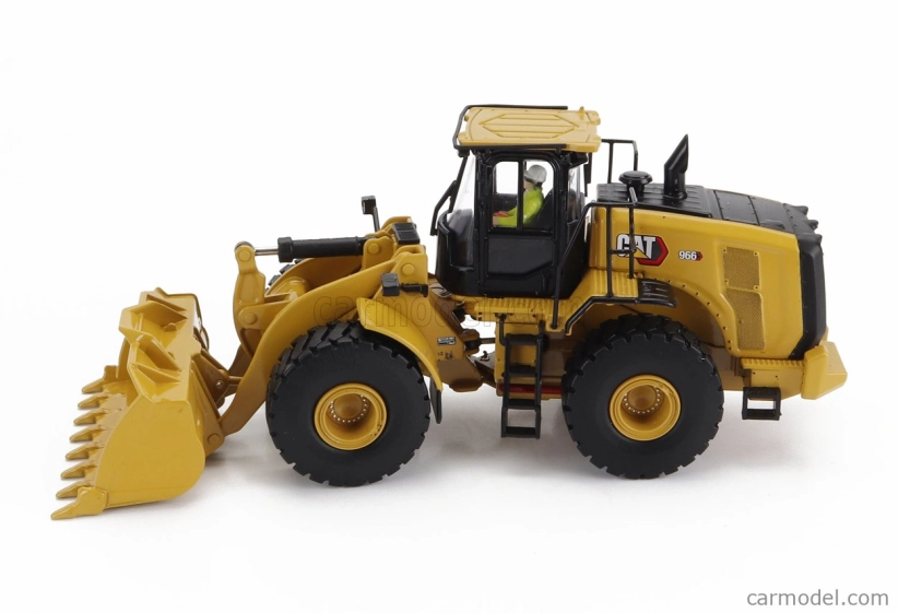 Dm-models Caterpillar Cat966 Ruspa Gommata - Scraper Tractor Wheel Loader 1:50 Žlutá Černá