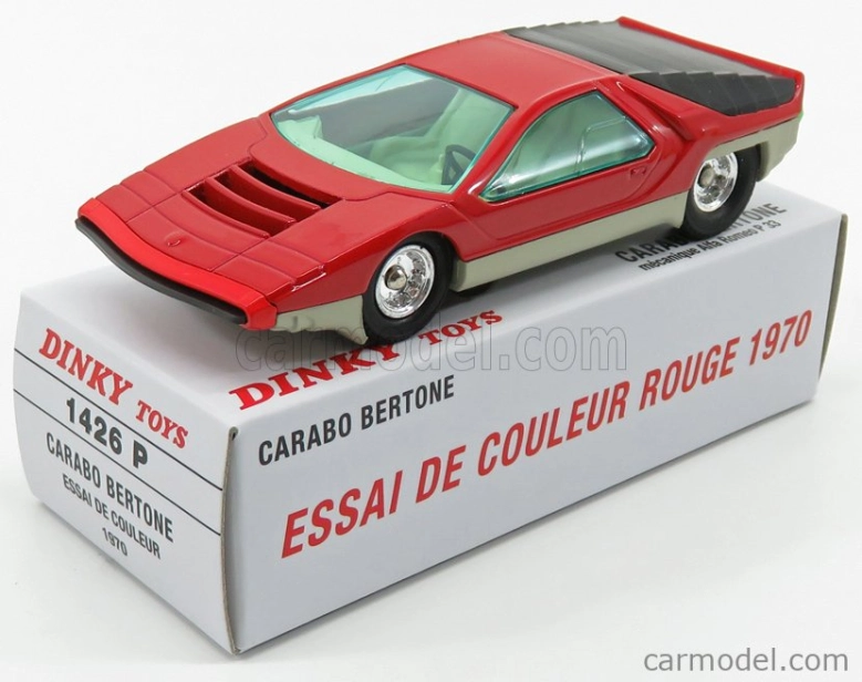 Edicola Alfa romeo Set 2x 33 Carabo Bertone 1968 - Coffret Box 1:43 Zelená červená