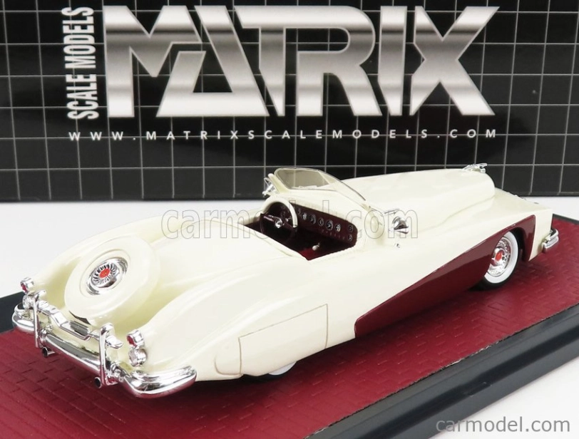 Matrix scale models Mercury Templeton Saturn Bob Hope Special 1948 1:43 Bílá Červená