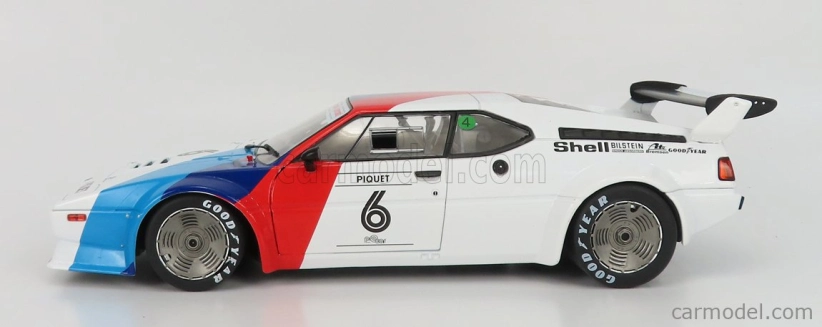 Werk83 BMW M1 Werksdesign N 6 Procar Series 1979 Nelson Piquet 1:18 Biela modrá červená