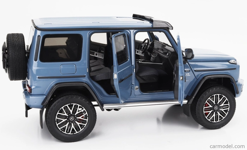 Nzg Mercedes benz G-class G63 4x4 Amg 2023 1:18 Vintage Blue
