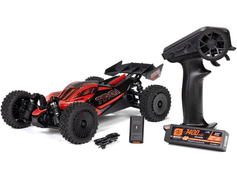 RC auto Arrma Typhon Grom 223S BLX 1:14 4WD RTR, červené