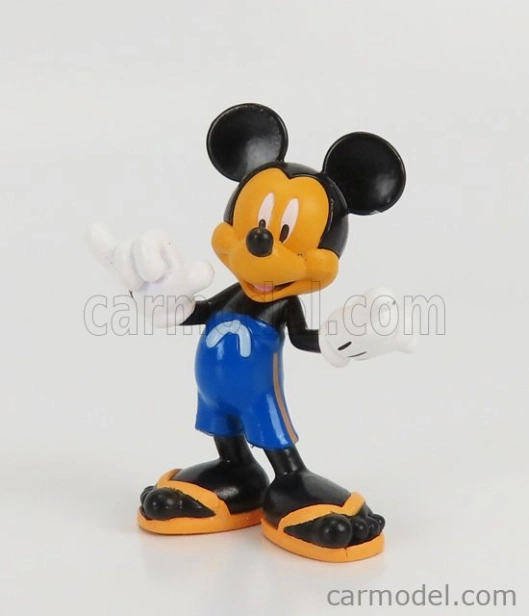 Jada Volkswagen T1 Samba Minibus 1962 - s figúrkou Topolino Mickey Mouse - Walt Disney 1:24 bielo-modrá
