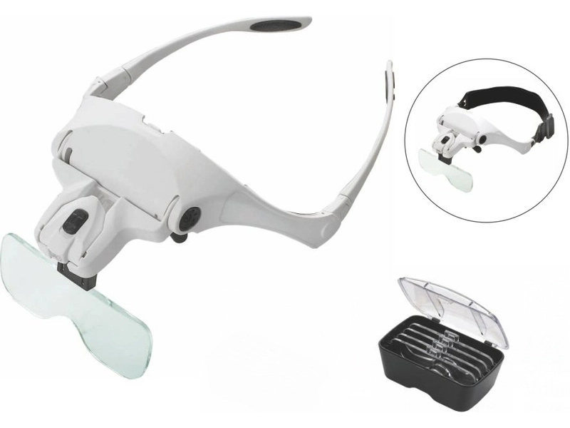Lupa Lightcraft s LED svetlom (sada)