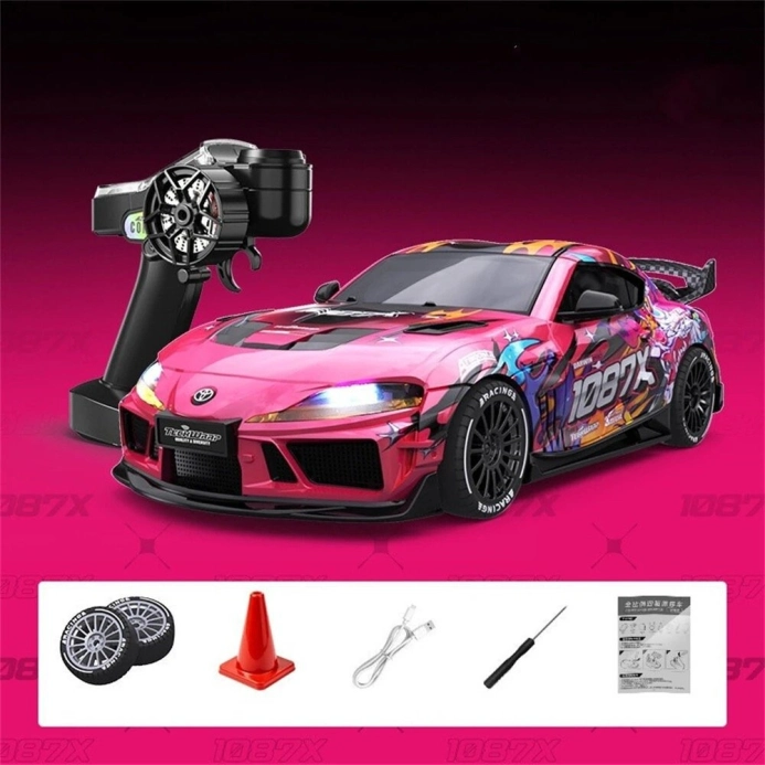 Toyota Supra Drift/Race 1:43 4WD RTR pink