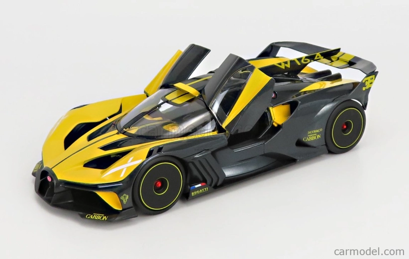 Bburago Bugatti Bolide 1:18 žlutá