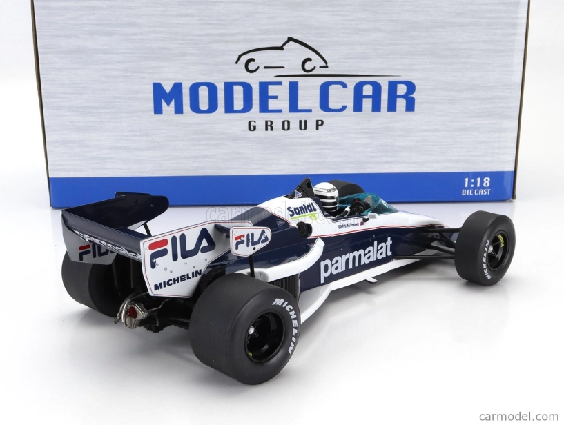 Mcg Brabham F1 Bt52 Parmalat N 6 Winner South African Gp 1983 Riccardo Patrese 1:18 Bílá Modrá