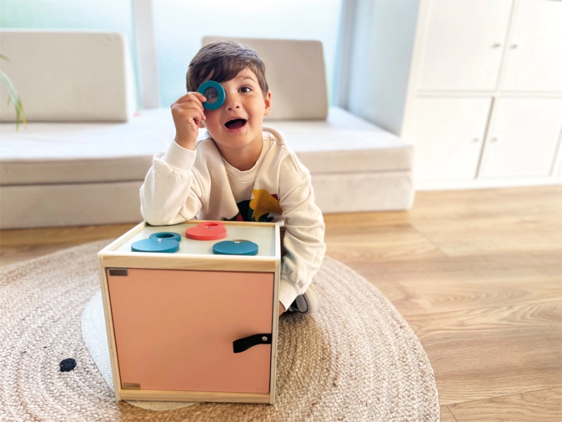 malá nožička Senzorický a dotykový box "Sensory"