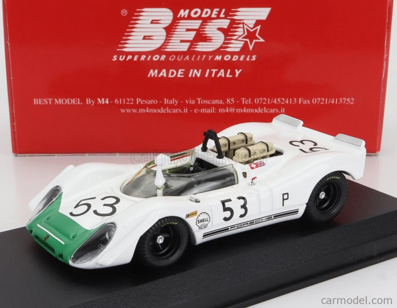 Best-model Porsche 908/2 Spider N 53 1:43, bílá