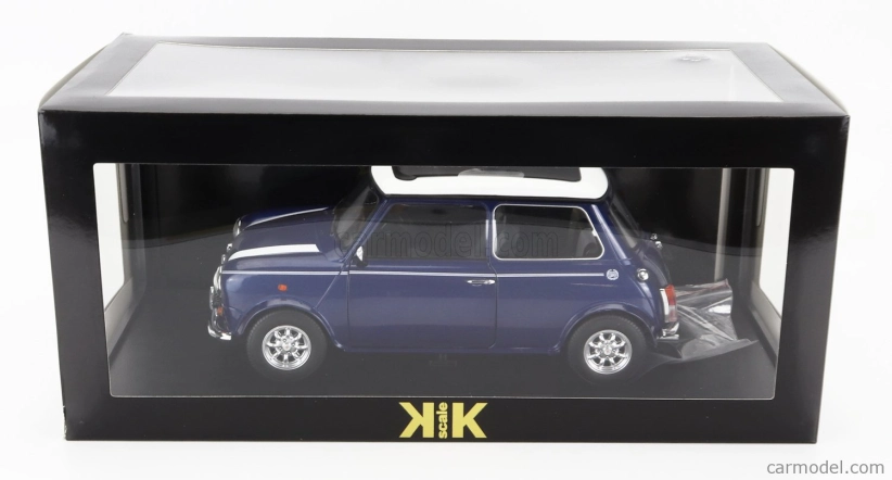 Kk-scale Mini Cooper Sunroof Rhd 1992 1:12 Modrá Met Bílá