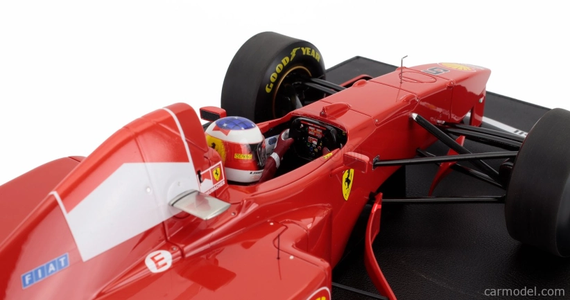 Gp-replicas Ferrari F1  F310b Scuderia Ferrari Marlboro Team N 5 Winner Canada Gp (with Pilot Figure) 1997 Michael Schumacher - Con Vetrina - With Showcase 1:12 Červená Bílá