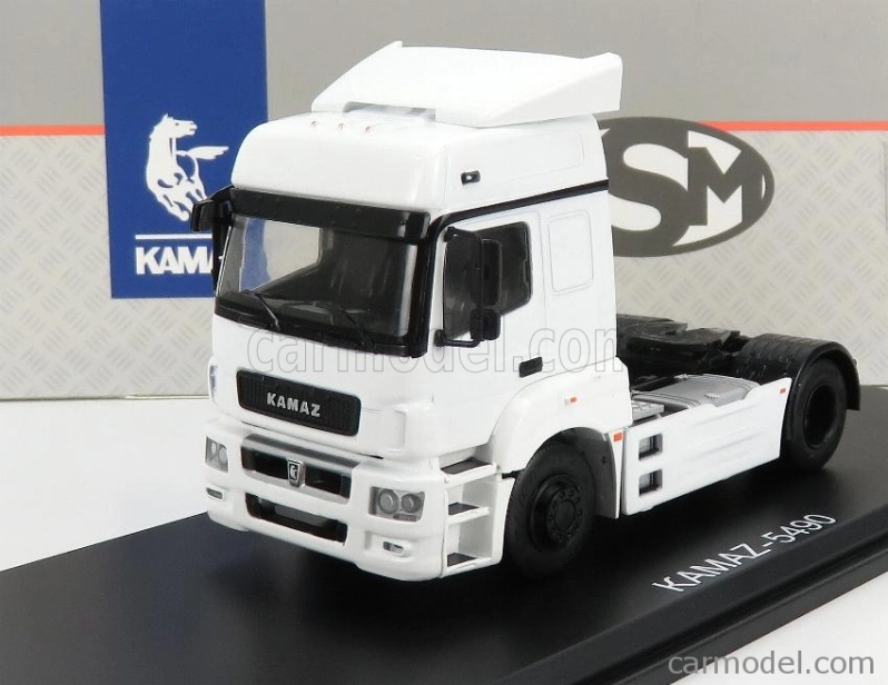 Modely v mierke Štart Kamaz 5490 Tractor Truck 2-assi 2018 1:43 White