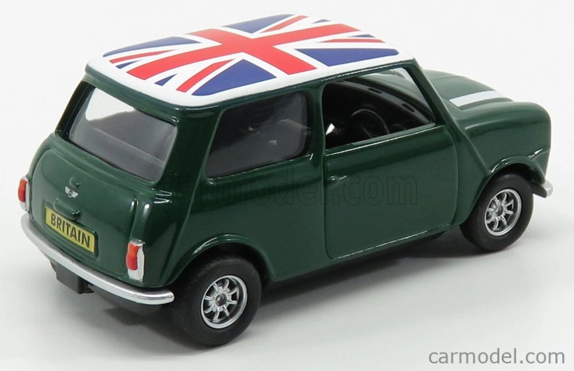 Corgi Mini Cooper 1961 - English Flag 1:36 Zelená