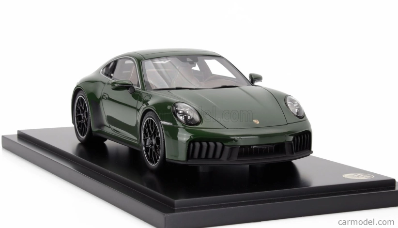 Spark-model Porsche 911 992-2 Carrera Gts Coupe Cuarenta Edition 2024 - Con Vetrina - With Showcase 1:18 Zelená