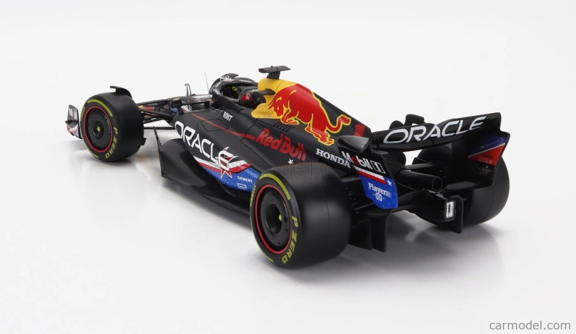 Bburago Red bull F1 Rb19 Team Oracle Red Bull Racing N 1 World Champion Winner Austin Usa Gp 2023 Max Verstappen 1:18 Matt Blue