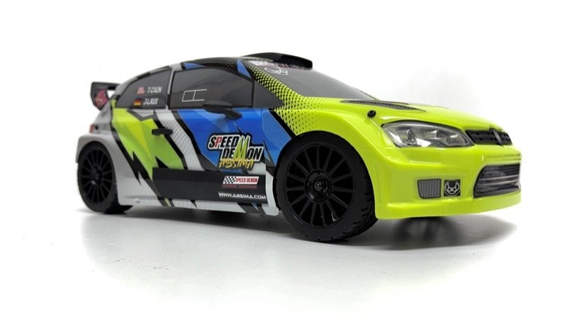 Absima Rally Car Speed Demon 1:12 4WD RTR Brushless žluto-modrý