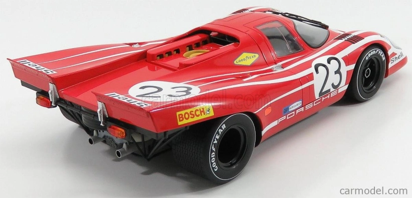 Norev Porsche 917k Team Salzburg N 23 Víťaz 24h Le Mans 1970 H.herrmann - R.attwood 1:12 Červená biela