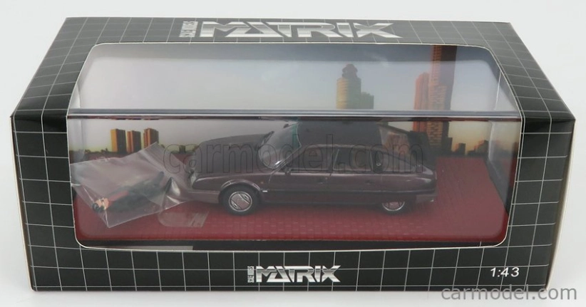 Modely v mierke Matrix Citroen Cx Gti Turbo Ii 1986 s obrázkom Jules D.rotterdam 1:43 Bordeaux