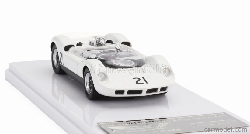 Tecnomodel Mclaren Elva Mark 1 N 21 Guards Trophy Brand Hatch 1965 G.hill 1:43 Bílá