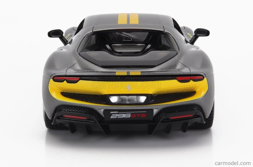 Bburago Ferrari 296 Gtb Assetto Fiorano 2022 1:18 sivo-žltá