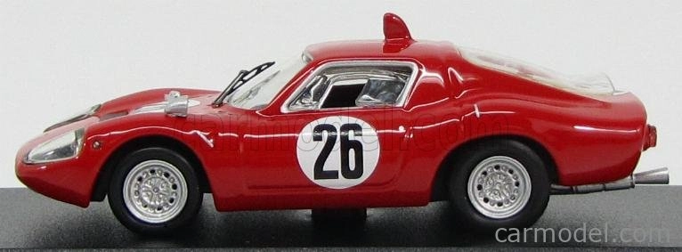 Najlepší model Fiat Abarth Ot 1300 N 26 Trento-bondone 1968 A.krohe 1:43 Red