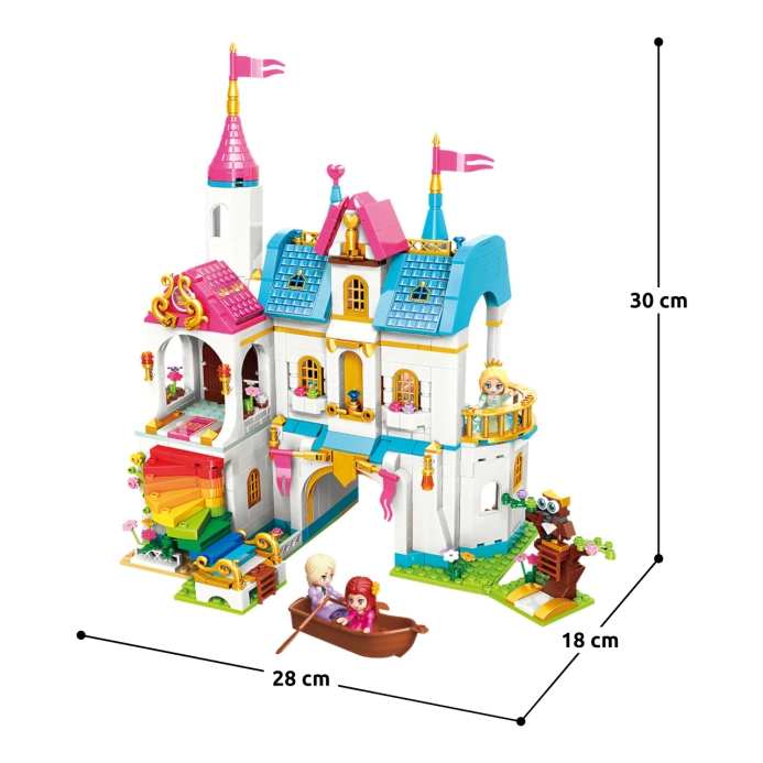 Qman Princess Leah 32014 Dúhový zámok
