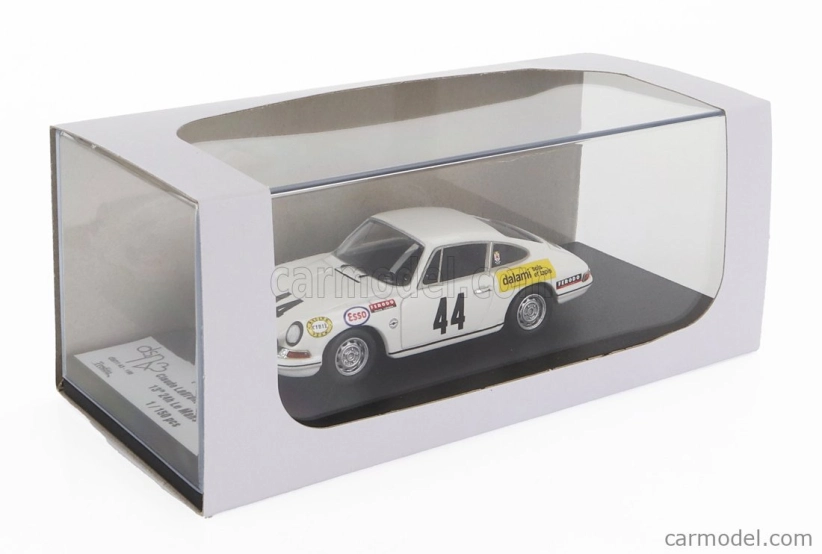 Trofeu Porsche 911t Coupe Team C.laurent (night Version) N 44 24h Le Mans 1969 Claude Laurent - Jacques Marche 1:43 Bílá