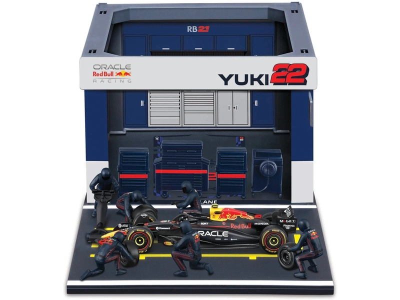 Bburago Oracle Red Bull Racing RB21 (2025) 1:43 #22 Tsunoda (Pit Pass Set)