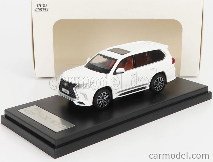 LCD model Lexus Lx570 2018 1:64 Biela
