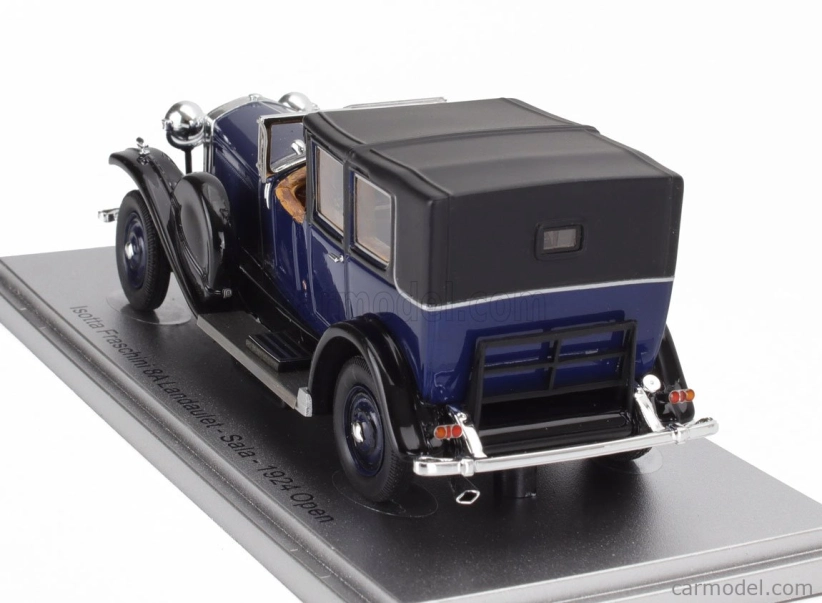Kess-model Isotta fraschini Tipo 8a Landaulet Sala Semiconvertible Open 1924 1:43 Modrá Černá