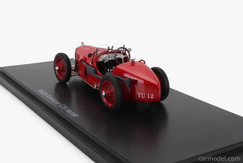 Esval model Amilcar C6 Spider N 0 Race Car 1928 1:43 Red
