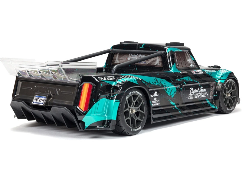 NA DÍLY - RC auto Arrma Infraction 3S BLX 1:8 RTR, tyrkysová